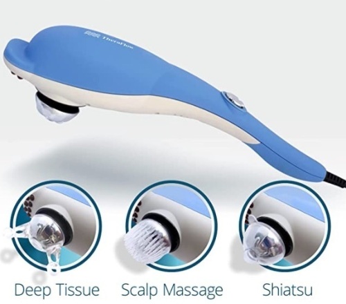 TheraFlow Handheld Deep Tissue Percussion Massager, E-Commerce Return, Untested - Lot 197