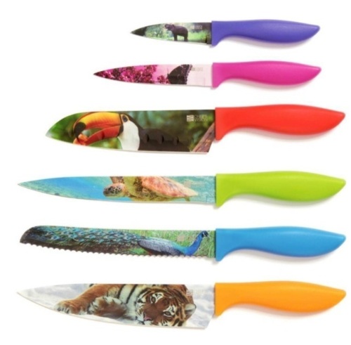 Chefs Vision Wildlife Series Six-Piece Knife Set, E-Commerce Return - Lot 198
