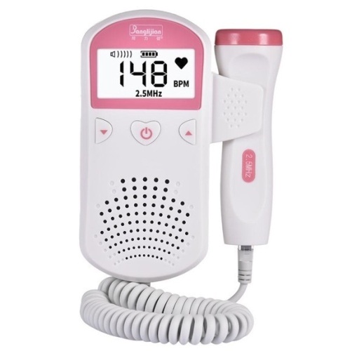 U3-02 Fetal Heart Rate Monitor Hand-held LCD Screen Compact Baby Safety for Pregnant Women Care, E-Commerce Return, Untested - Lot 205