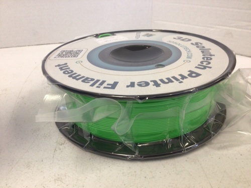 3DSolutech PLA 1.75mm Apple Green 3D Printer Filament, New in Box - Lot 228