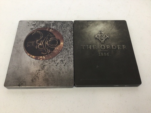 Lot of 2 PS4 Steelbook Games, Shadow of The Tomb Raider, and The Order 1886, E-Commerce Return - Lot 243