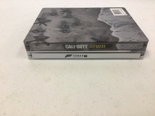 Lot of 2 Xbox One Steelbook Games, Call of Duty WWII, and Forza 7, E-Commerce Return - Lot 276