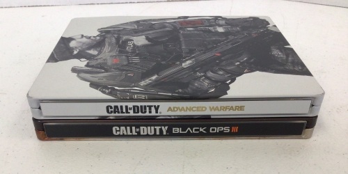 Lot of 2 Xbox One Steelbook Games, Call of Duty Advanced Warfare, and Call of Duty Black Ops III, E-Commerce Return - Lot 280