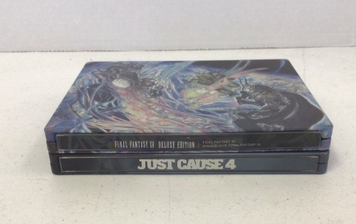 Lot of 2 PS4 Steelbook Games, Just Cause 4, and Final Fantasy XV Deluxe Edition, E-Commerce Return - Lot 297