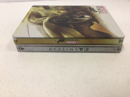 Lot of 2 Xbox One Steelbook Games, Forza Horizon 3, and Destiny 2, E-Commerce Return - Lot 313