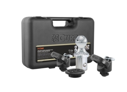 Curt OEM Ram Puck System Gooseneck Ball & Safety Chain Anchor Kit 60618, E-Commerce Return - Lot 403