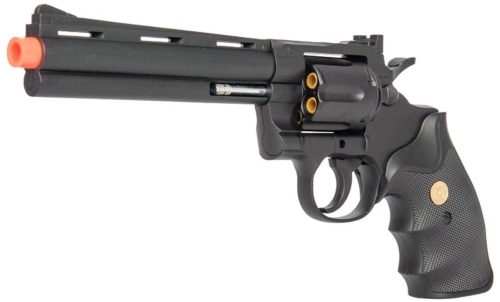 UKARMS G36B Spring Airsoft Magnum Revolver Replica w/ Shells + 6mm BBs, Appears New - Lot 405