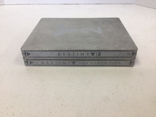 Lot of 2 Xbox One Steelbook Games, Destiny, and Destiny 2, E-Commerce Return - Lot 420