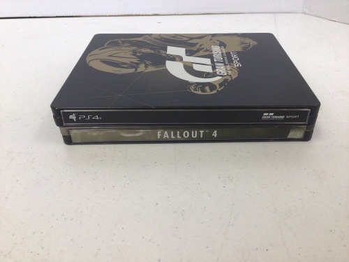 Lot of 2 PS4 Steelbook Games, Gran Turismo Sport, and Fallout 4, E-Commerce Return - Lot 424