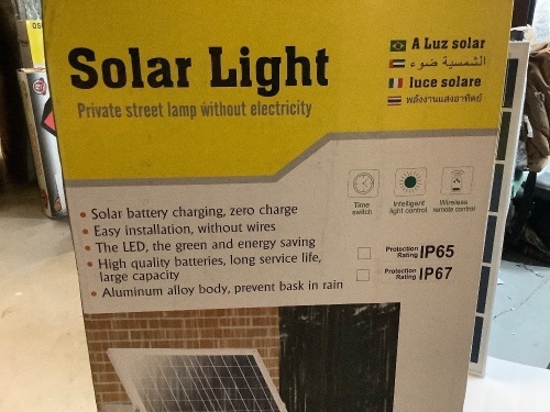 Solar LIght Private Street Lamp, Untested, Appears New - Lot 189