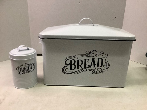 Premium Vintage Bread Box, Appears New - Lot 197