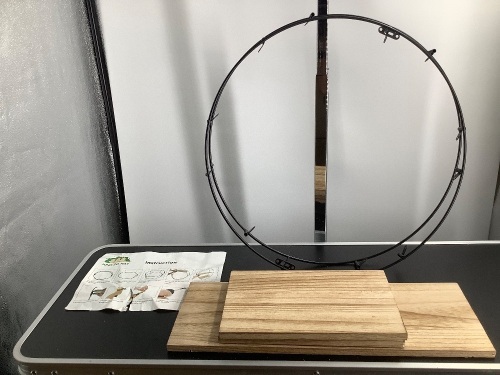 Round Metal Decorative Shelf, Appears New - Lot 222