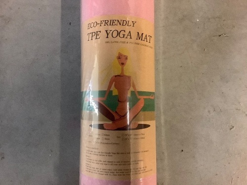 Eco-Friendly TPE Yoga Mat, Appears New - Lot 245
