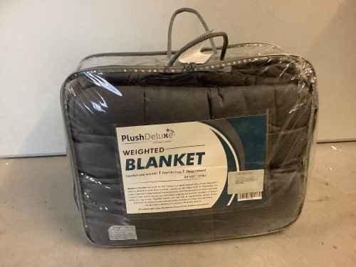 Plush Deluxe Weighted Blanket, 25lbs, Appears New - Lot 298