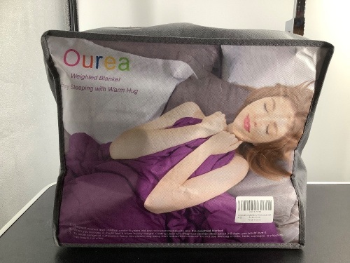 Ourea Weighted Blanket, Appears New - Lot 365
