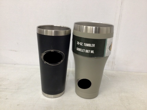 Lot of (2) Tumblers, Missing Lids, E-Comm Return - Lot 241