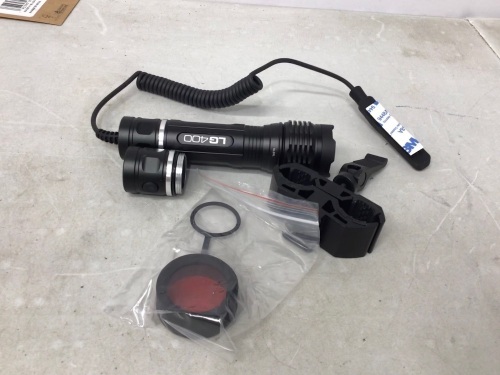 iProtec Long Gun Mount Light, Powers Up, Appears New - Lot 387