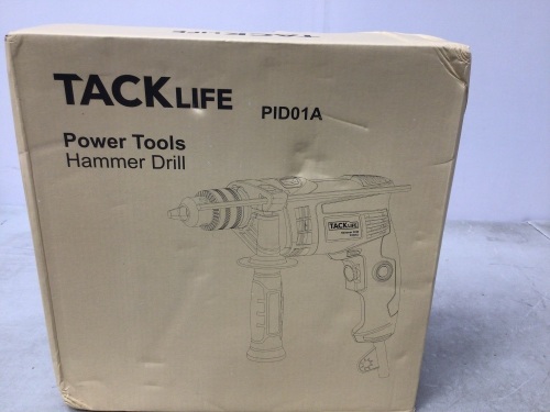 TackLife Hammer Drill, Untested, New - Lot 543