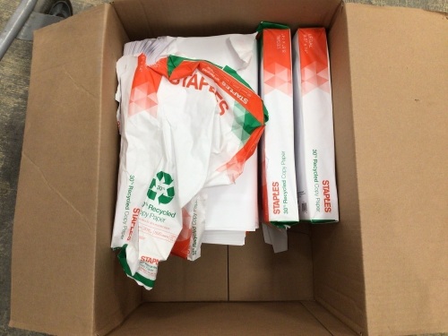 Lot of (6) Staples Legal Copy Paper Reams, E-Comm Return - Lot 198