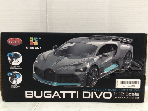 Bugatti Divo Radio Control Car, Powers Up, E-Comm Return - Lot 403