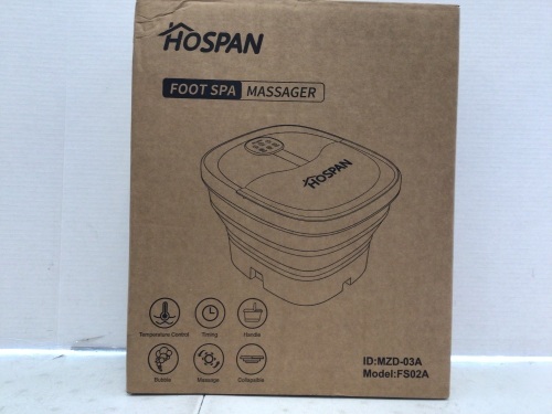 Collapsible Foot Spa, Powers Up, Appears New - Lot 372