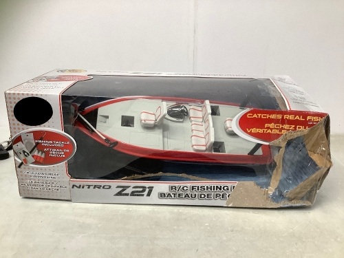 Nitro Z21 R/C Toy Fishing Boat, Untested, E-Comm Return - Lot 152