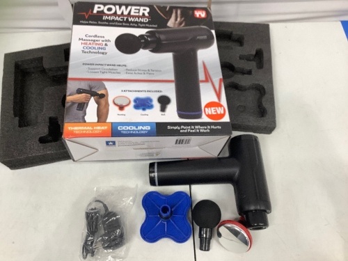 Massage Gun, Powers Up, Appears new - Lot 195