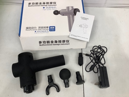 Massage Gun, Powers Up, Appears new - Lot 201