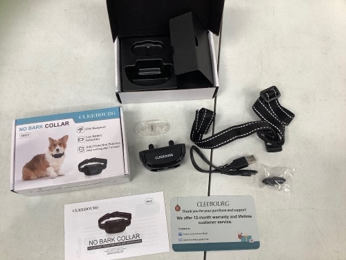Cleebourg No Bark Collar, Untested, E-Comm Return - Lot 279