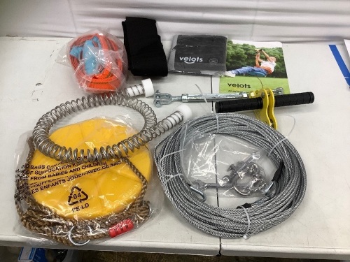 Velots Zipline Kit, Appears New, Retail 139.99 - Lot 540