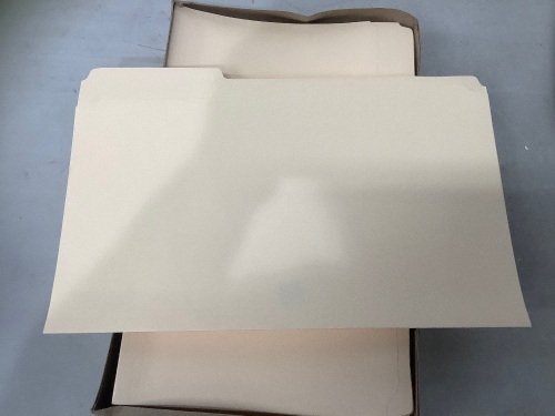 TruRed 3 Tab Reinforced File Folders, E-Comm Return - Lot 125