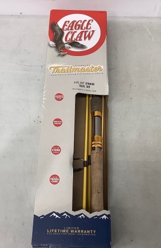 Eagle Claw Spinning Travel Rod, Appears new - Lot 59