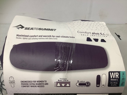 SeaToSummit Womens Self Inflating Sleeping Pad, Appears New, Retail 149.99 - Lot 66
