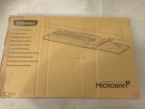 Fellowes Deluxe Keyboard Drawer, Appears new - Lot 396
