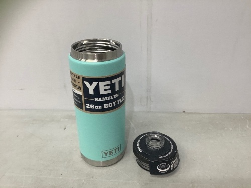 Yeti Rambler Bottle, Missing Cap, E-Comm Return - Lot 405