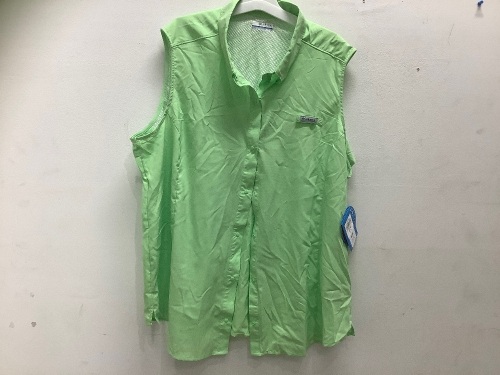 Columbia Womens Sleeveless Shirt, 3X, Appears new, Retail 40.00 - Lot 196