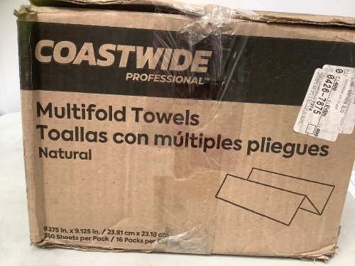 Coastwide Multifold Paper Towels, E-Comm Return - Lot 202