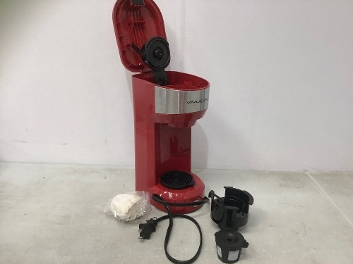 Vimukun Single Serve Coffee Maker, Powers Up, Appears new - Lot 322