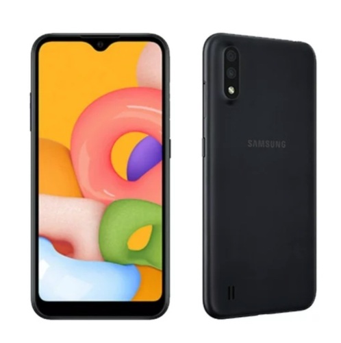 Samsung Galaxy A01, Powers Up, Appears new, Retail 89.99 - Lot 67
