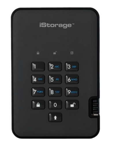 iStorage diskAshur² External USB Secure Hard Drive, Powers Up, Appears new, Retail 179.99 - Lot 58
