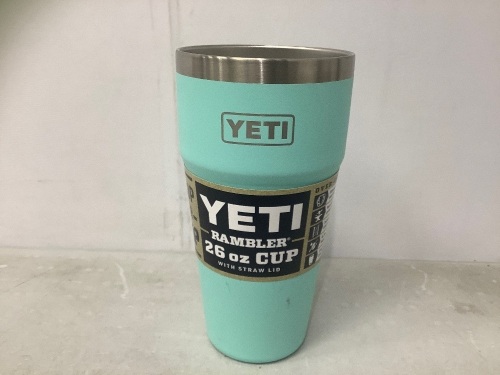Yeti Rambler Tumbler, Missing Lid, E-Comm Return - Lot 192