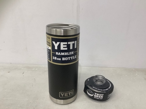 Yeti Rambler Bottle, Missing Lid, E-Comm Return - Lot 252