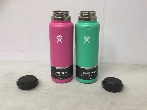 Lot of (2) Hydro Flask Bottles, Dented, E-Comm Return, Retail 99.99 - Lot 264
