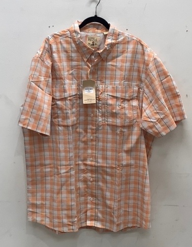 RedHead Mens Short Sleeve Button Up, 2XLT, Appears new - Lot 332