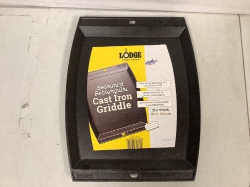 Lodge Cast Iron Griddle, Appears new - Lot 456