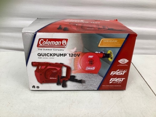 Coleman Quick Pump, E-Comm Return - Lot 561