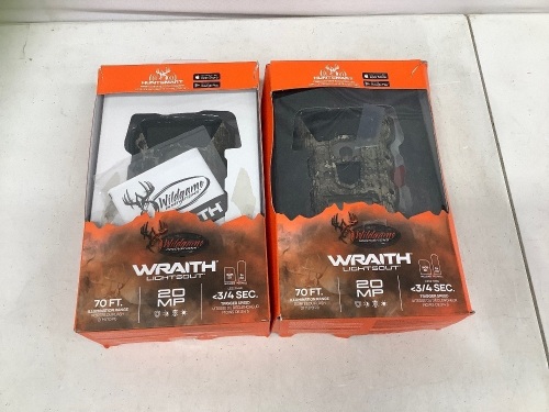 Lot of (2) Wildgame Innovation Trail Cameras, Untested, E-Comm Return, Retail 159.98 - Lot 388