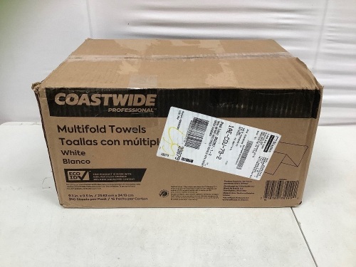Coastwide Multifold Paper Towels, Appears new - Lot 555
