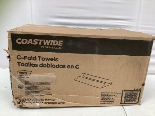Coastline C-Fold Paper Towels, E-Comm Return - Lot 373