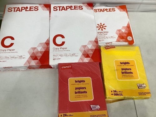 Lot of (5) Misc Paper Reams, E-Comm Return - Lot 421
